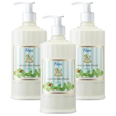 F'ees 嬰兒爽身乳液 經典香, 300ml, 3瓶