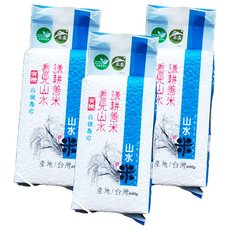 山水米 謙耕善米 有機台梗壽司米, 600g, 3個, 一等