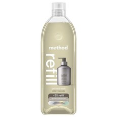 method 金緻洗手乳補充瓶 霧銀灰, 1瓶, 1L