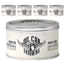 OIL CAN GROOMING 白罐 髮泥, 100ml, 5罐