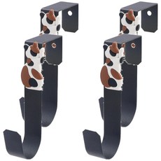 TRENY 簡約貓咪 混合色 4入 門後掛勾 牆面掛勾