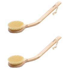 WESSEN 樺木 2D 沐浴刷, 2個, 天然, 1入