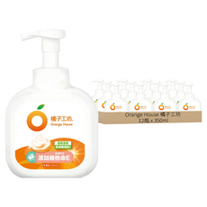 Orange House 橘子工坊變色洗手泡泡慕斯，添加維他命E, 350ml, 12瓶
