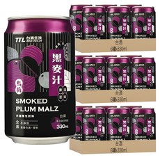 台酒 烏梅黑麥汁, 330ml, 18罐