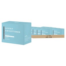 La vikit 空氣棉柔衣物柔軟片 肥皂香, 40張, 8個