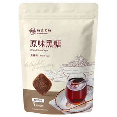 糖鼎 原味黑糖 台灣手工熬煮 輕甜減糖 獨立包裝, 30g, 7顆, 1包