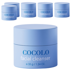 COCOLO 胺基酸潔面乳, 溫和保濕, 適用於敏感肌和兒童, 日本 Ajinomoto 胺基酸成分, 35g, 6罐