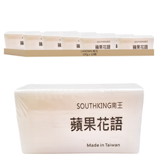 SOUTHKING 南王 蘋果花語 沐浴皂, 植物配方 深層潔淨 溫和呵護 敏感肌適用, 100g, 10個