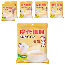 MOCCA 摩卡 香麥奶茶, 18g, 28包, 6袋