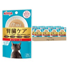 AiXiA 我愛 餐包 鮪泥狀 貓咪濕糧, 鮪魚, 35g, 12包