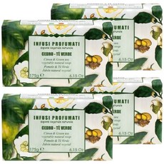 Iteritalia 頂級香氛皂 茶蘊青橘, 4個, 175g