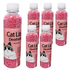 貓砂除臭珠, 250ml, 玫瑰, 6個