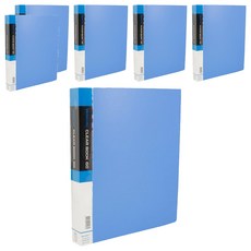Seeder 新德牌 60頁無內紙資料夾, 藍色, 6本