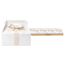 indigo shop 中型手提盒, 44個, 白色