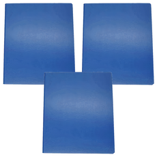 Lan CHYn 連勤牌文具 D型夾 3孔 LC-710D 1吋, 藍色, 3本