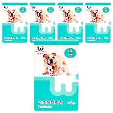 WEIYITER 維益特 台灣公司貨 益生菌整腸劑 全齡犬貓用 100g, 腸道/乳酸菌, 5盒