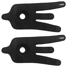 AOLIKES 奧力克斯 運動登山護膝 單個, 2個, 黑色