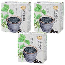 Magnet 曼寧 深培黑豆茶, 無咖啡因, 促進新陳代謝, 養顏美容, 8g, 15包, 3盒