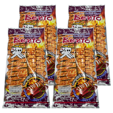 Bento 魷魚片 燒烤魷魚 紫色, 18g, 4包