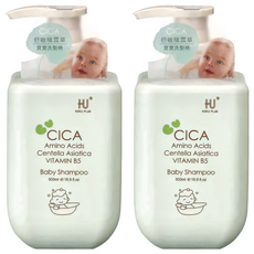 KU.KU Duckbill 酷咕鴨 舒敏積雪草寶寶洗髮精 500ml, 2瓶