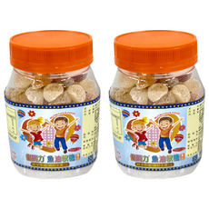 優而力 魚油軟糖, 富含魚油、乳酸鈣和維生素C, SGS檢驗合格, Q軟口感, 200g, 2罐