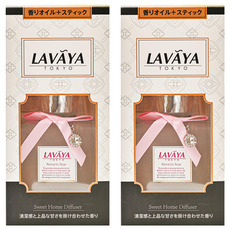 LAVAYA 晶鑽擴香瓶 80ml 室內芳香劑, 浪漫玫瑰, 2盒