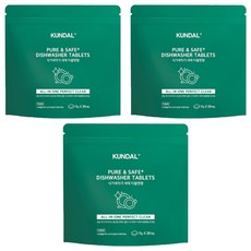 KUNDAL 昆黛爾 洗碗機用清潔錠 30顆, 330g, 3袋