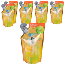 HADALABO 肌研 極潤溫和卸妝油補充包, 180ml, 6包