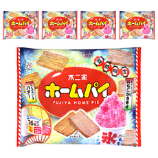 FUJIYA 不二家 雙色大千層派 奶油草莓冰風味, 5個, 132.4g