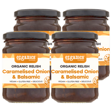 澳洲Ozganics 有機焦糖洋蔥薩米克調味料 250g*4罐 有機認證 無麩質 原裝進口