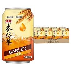 RICO 紅牌 麥仔茶, 340ml, 120罐