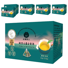 台灣茶人 阿里山風味金萱茶, 2.5g, 15包, 6盒