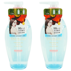 TSUBAKI 思波綺 瞬亮涼感洗髮乳 升級版, 450ml, 2瓶