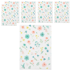 日本 MIDORI 3層資料夾 A4, 花卉(35486), 6個