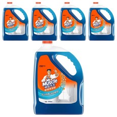 Mr Muscle 威猛先生 玻璃清潔劑，加侖桶裝，去污防塵，淨亮無痕, 3.785L, 5桶