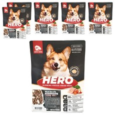 Hero MAMA 全齡犬 益生菌凍乾晶球糧, 羊奶燉雞 + 雞肉丁, 450g, 6包