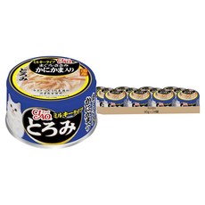 INABA CIAO 啾嚕 多樂米特濃湯罐, 鮪魚 + 雞肉 + 蟹肉, 80g, 24罐