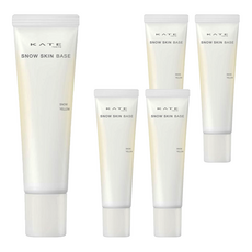 KATE 凱婷 台灣公司貨 零瑕肌密雪耀光校色乳 30g, 雪耀明黃, 5件