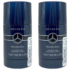 Mercedes-Benz 賓士 星芒男性淡香精體香膏, 2個, 75g