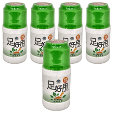 足好用 鞋腳除臭粉 天然消臭配方, 50g, 5瓶