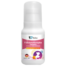 Kalso 科德司 哺乳葉酸維他命錠, 德國原裝進口, 純素可食, 100顆, 78g, 1罐