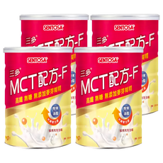 SENTOSA 三多 MCT配方-F，高纖 無糖 無添加麥芽糊精, 250g, 4罐
