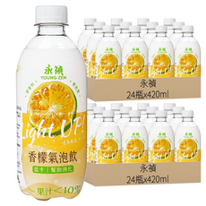 永禎 香檬氣泡飲, 48瓶, 420ml