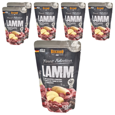 德國柏肯特 犬主食鮮肉包 毛髮皮膚保健 羊肉 125g*6包 狗狗鮮食 寵物保健