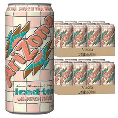 AriZona 水蜜桃風味茶, 650ml, 48罐