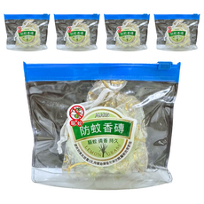 小丸家族 香茅香氛磚, 驅蚊 清香 持久, 32g, 5包