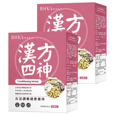 BHK's 漢方四神 素食膠囊, 薏仁萃取物, 柑橘生物類黃酮, 菸鹼素x鋅x鎂, 60顆, 2盒