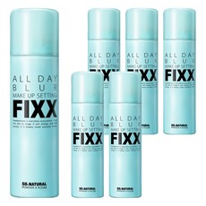 so natural 台灣公司貨 FIXX 沁涼保濕定妝噴霧 霧面柔焦, 6個, 75ml