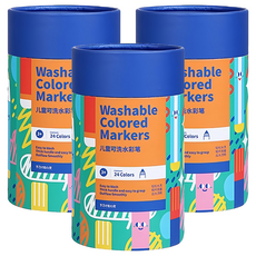 Kiddy Color 凱蒂卡樂 英國kiddy color水洗彩色筆, 3入