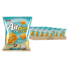 華元 Aircorn 空氣玉米脆餅 經典海鹽味, 46g, 10包